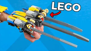 I Built LEGO Mechanical Wolverine Claws...