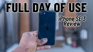 2022 iPhone SE 3 | Day in the life Review! (Battery & Camera Test)