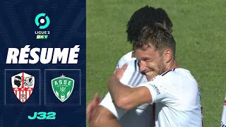 AC AJACCIO - AS SAINT-ÉTIENNE (2 - 0) - Résumé - (ACA - ASSE) / 2023-2024