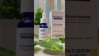 Dermdoc 10% niacinamide face serum dermatologically tested full details mentioned in video #skincare