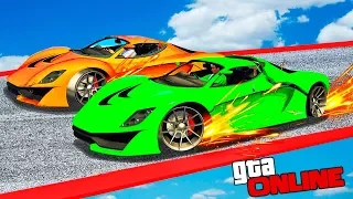 БЕЗУМНЫЕ ВСТРЕЧНЫЕ ГОНКИ! КРИЧУ КАК ДЕВОЧКА ПЕРЕД ФИНИШЕМ ► GTA 5 ONLINE (Угар)