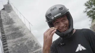 World's longest eBike jump: Jed Mildon x Bosch