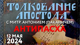 Антипасха. 12 мая 2024 года. Толкование Апостола с митр. Антонием (Паканичем).