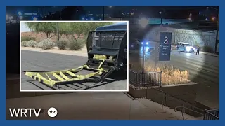 Police use grappler to stop fleeing suspect