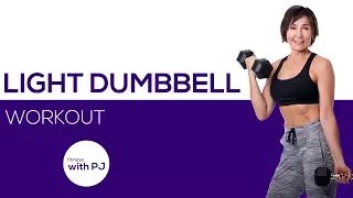 30-Minute Light Dumbbell Workout (great for beginners)