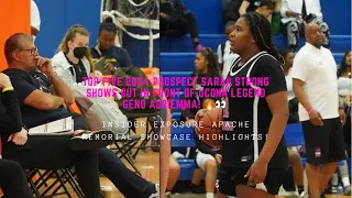 Number ONE 2024 Sarah Strong WENT OFF! UConn Legend Geno Auriemma courtside! IE Live Highlights!