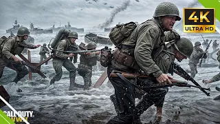 D-Day Normandy landings | THIS IS ABSOLUTELY AMAZING | Realistic Graphics Gameplay | COD WWII