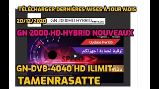 Mise a Jour Demo TAMENRASATTE.4040HD ILIMIT.2000HD HYBRID NOUVEAUX20/12/2020