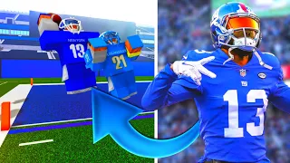 ODELL BECKHAM JR. TAKES OVER ROBLOX FOOTBALL FUSION!