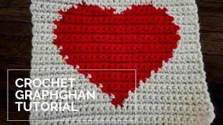 Crochet a Graphghan For Beginners- Easy Single Crochet Graphghan Tutorial