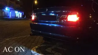 BMW E46 320i - Exhaust Sound - AC Pops (Pops & Bangs)