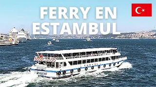 Viaje en ferry desde Eminönü a Üsküdar en Estambul