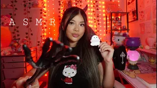 ASMR | Giving You A Halloween Makeover 🎃 (personal attention, layered sounds)