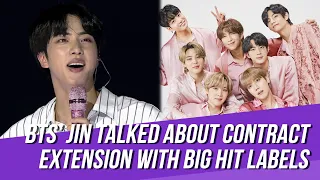Jin Talked about Contract Extension with Big Hit Labels at the 'BANG BANG CON The Live'
