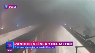 Cortocircuito provoca conato de incendio en estación Barranca del Muerto | Noticias con Yuriria