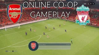 PES 2019 | FULL ONLINE CO-OP GAMEPLAY ARSENAL vs LIVERPOOL | 4K HDR