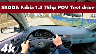 Skoda Fabia I (2002) 1.4 mpi 75hp POV DRIVE Acceleration | Test after 190000km | Walkaround | 4K #18