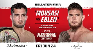 Bellator 282: Gegard Mousasi vs. Johnny Eblen | TICKETS AVAILABLE NOW!