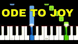 Ode To Joy  EASY Piano Tutorial - Beethoven