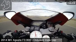 2014 MV Agusta F3 800 Onboard - 2014 L-H Shootout Lap - MotoUSA