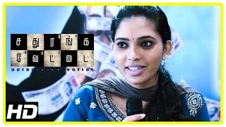 Sathuranga Vettai Scenes | Ishaara Nair joins Natraj's business | Natraj makes more money