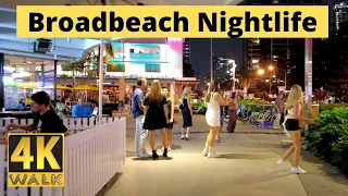 Broadbeach Nightlife - Gold Coast Australia 🇦🇺 4k Walk Tour