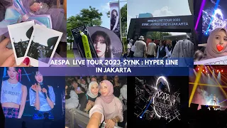 My First Concert! ♡ | Aespa Live Tour 2023 'SYNK : HYPER LINE' in JAKARTA ❤️⭐️🌙🦋