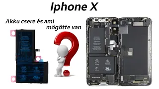 📳 Iphone X akku csere és egy korábbi szerviz előző munkájának a befejezése....