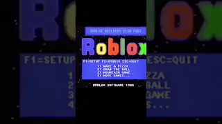 ROBLOX IN 1988 - 😭 #roblox #shorts