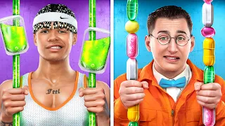 JOCK and NERD Become Doctors! Awesome Parenting Hacks in Hospital! Good vs Bad Doctor!