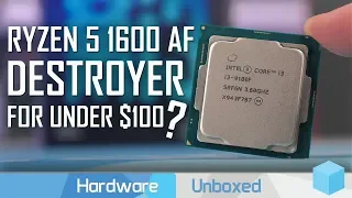 Intel Core i3-9100F vs. AMD Ryzen 5 1600 AF, Battle of the sub $100 CPUs