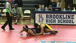 Brookline High Wrestling Tournament Brookline vs Lexington 1/12/13