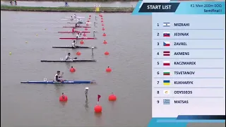 K1 men 200m - Semifinal I - 2021 ICF Kayak-Canoe sprint Olympic 2020 qualification - Szeged Hungary