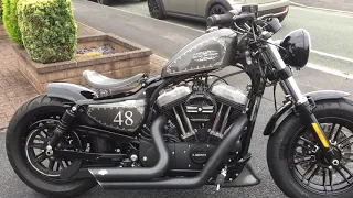 Harley 48 Custom Bobber fully loaded 2016