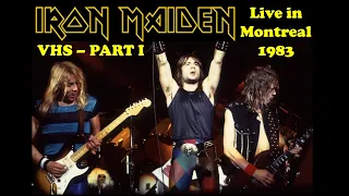 Iron Maiden - Piece of Mind Tour - Canada 1983 - Part I (VHS)