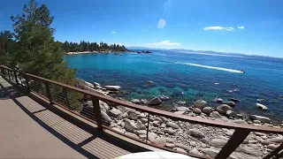 Tahoe East Shore Trail bike ride 2021