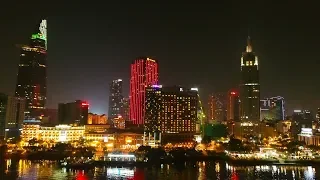 Ho Chi Minh City At Night 2018 | Toàn cảnh Sài Gòn về đêm nhìn từ flycam