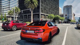 GTA 5 on RTX™ 3090 4K - BMW M5 Competition F90 - MOD Gameplay |  Maxed-Out Graphics & Ray Tracing