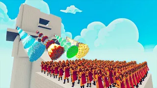 100x LION KILLER vs 4x EVERY GOD - Totally Accurate Battle Simulator TABS