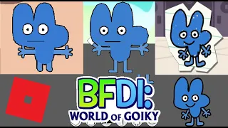 ROBLOX BFDI: World of Goiky | How to find 4 models & Comparison