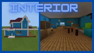 Minecraft Tutorial: How To Make Hello Neighbor Player House Interior!