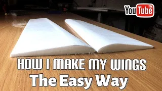 How I Make Airfoil Wings| For Beginners