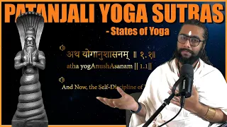 Chapter 1- States of Yoga- Complete Patanjali Yoga Sutras in Sanskrit with Meaning(Samadhi Pada)