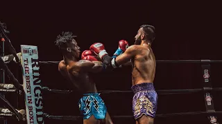 Whited Vs Muhammad - IKF Muay Thai interstate Title 153lbs. KAINOS FIGHT LEAGUE. Round 4 and 5.