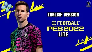 GOKIL! REVIEW eFootball 2022 PPSSPP LITE | FIX CALL NAME PETER DRURY COMMENTARY