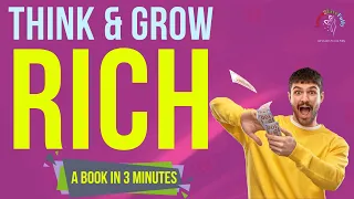 Think And Grow Rich Book In 3 Minutes | Animated Summary | Epic 🔥