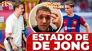 ÚLTIMA INFORMACIÓN del ESTADO de la LESIÓN DE FRENKIE DE JONG | BARCELONA