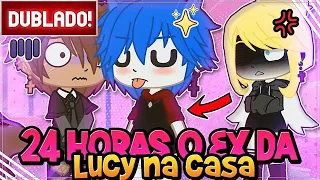 [ DUBLADO ] O EX DA LUCY 24 HORAS NA SUA CASA | MINI FILME GACHA CLUB