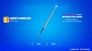 Deal Melee Weapon Damage to Opponents - Fortnite Geralt of Rivia Quests