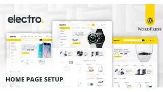 Step-12┇Home Page setup & Preview ┇ v1.x.x ┇Electro WooCommerce Theme ᴴᴰ